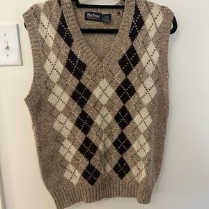 Vintage wool sweater vest